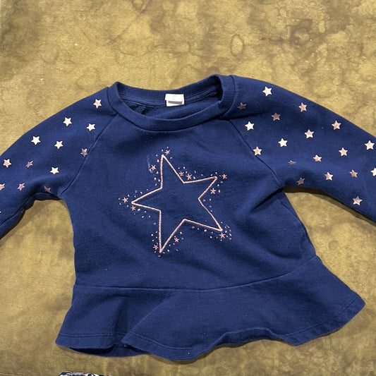 Blue star sweatshirt