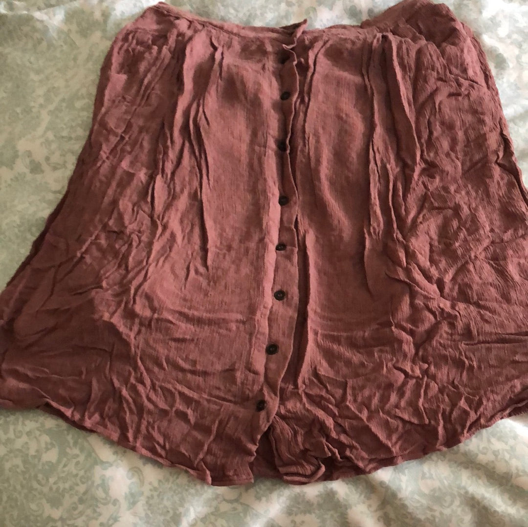 Mauve / Pink below the knee skirt