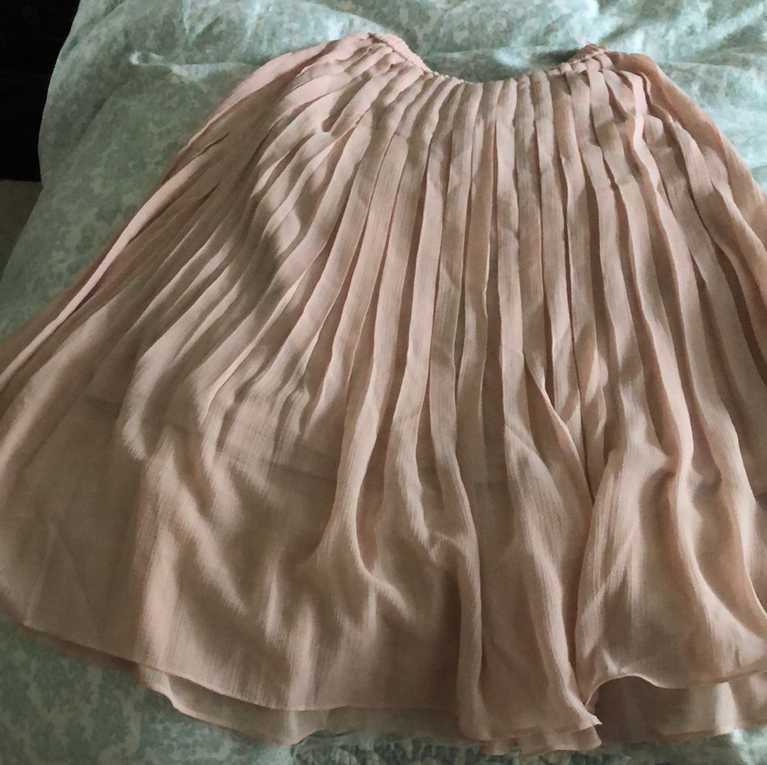 UNI QLO pleated pink skirt